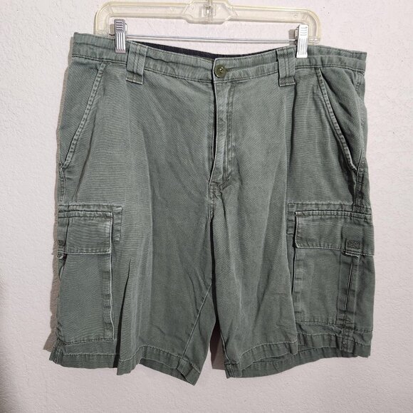 Boy Scouts of America Shorts Mens 36 Olive Uniform Canvas Cargo Pockets BSA - Picture 1 of 11